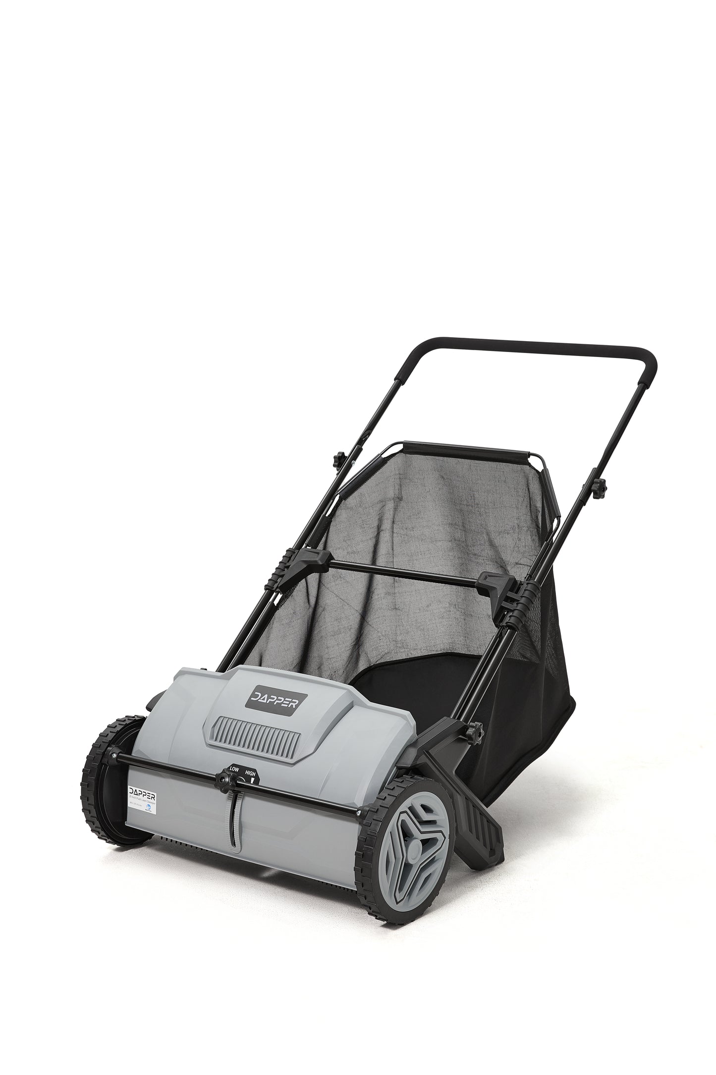 21-Inch Push Lawn Sweeper, Grass, Lawn and Leaf Cleanup Collector with Large 3.5 cu. ft. Hopper Bag