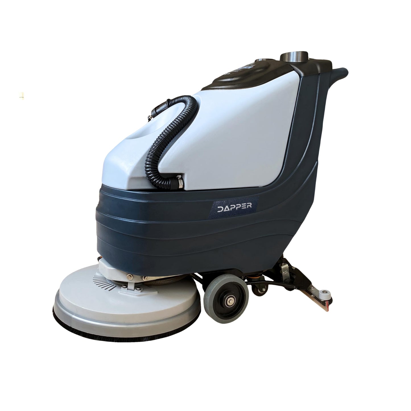 Battery Powered Walk Behind Floor and Carpet Scrubber Machine, 19" Brush, 30" Squeegee Width, 13.5 gal Tank
