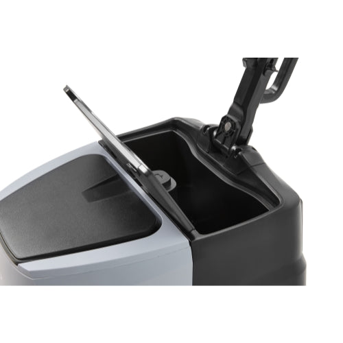 Dapper Supply Mini Automatic Floor Scrubber – Compact & Portable, 15” Cleaning Width