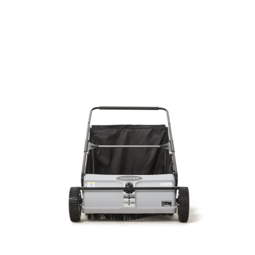 26-Inch Push Lawn Sweeper, Grass, Lawn and Leaf Cleanup Collector with Large 7 cu. ft. Hopper Bag