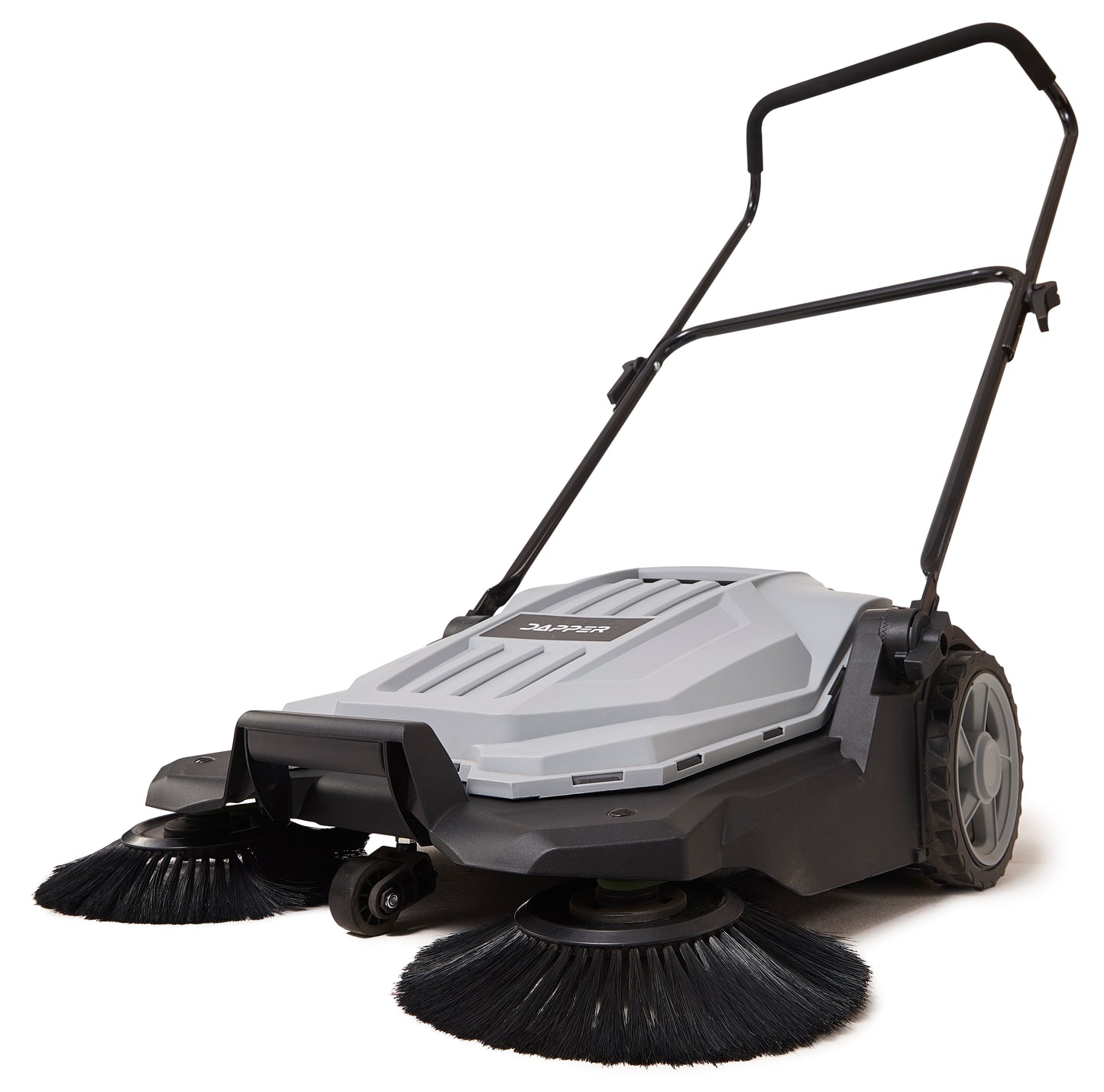 Walk-Behind Outdoor Hand Push Floor Sweeper 25.5" Sweeping