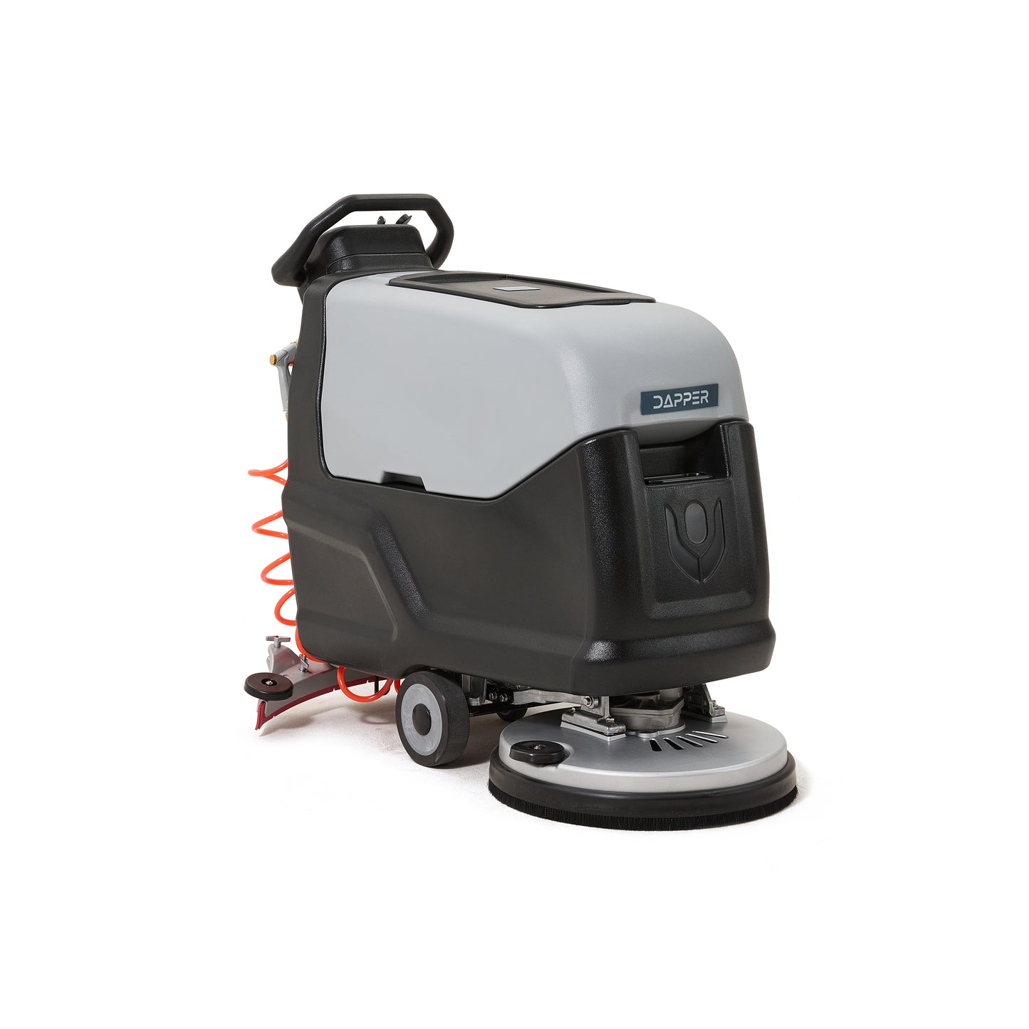 Battery Powered Walk-Behind Floor Scrubber Polisher Machine, 20" Cleaning Path, 14.5/17 Gal Tanks, Brush Speed 200RPM, 4Hr Runtime