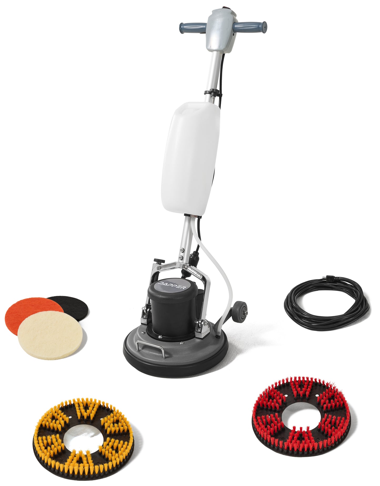 13" Multi-Purpose Floor Buffer Machine with Scouring Pads