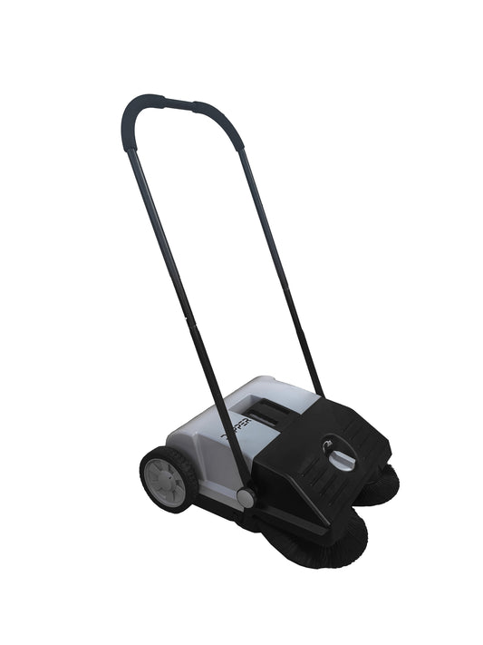 Walk-Behind Outdoor Hand Push Sweeper - 6.5 Gallon Capacity - 22" Sweeping Width DP-FS1101