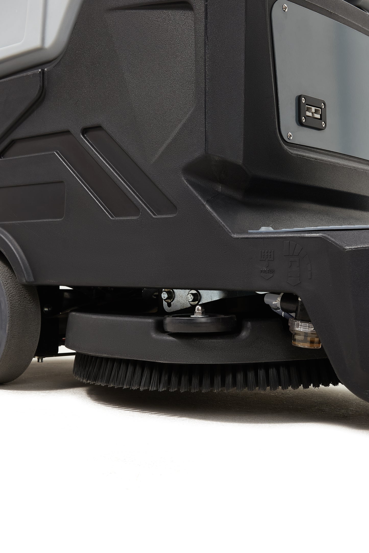 Battery Powered Ride-On Commercial Floor Scrubber Machine