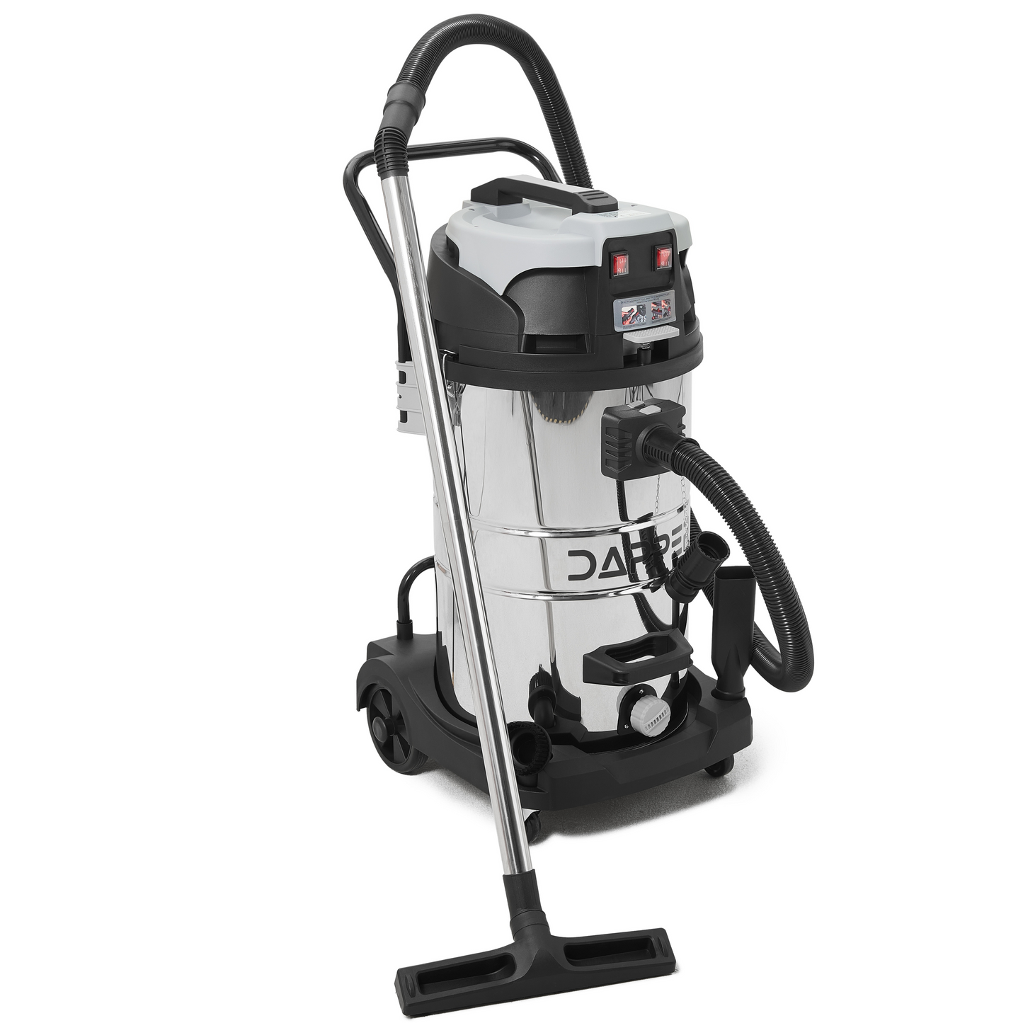 21 Gallon 8.5 Peak HP Wet/Dry Vacuum, Stainless Steel Tank, 2 in 1 Function Portable Shop Vacuum with Attachments, Built-in Drain