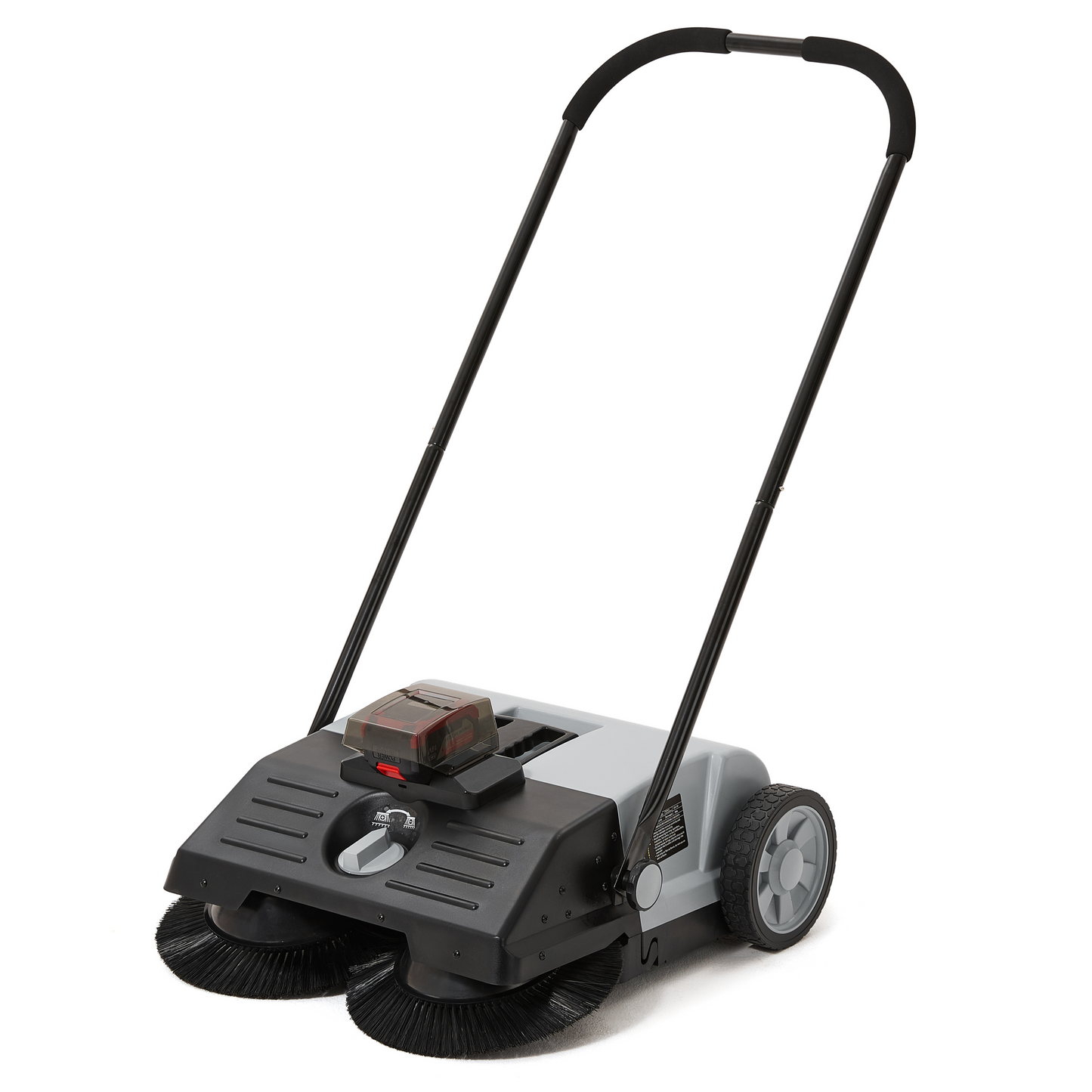 Battery Powered Artificial Grass & Hard Surface Sweeper, 22" Wide Cleaning Path, 6.5-Gallon Bin
