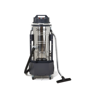 26.5 Gallon Heavy-Duty Industrial Wet/Dry Vacuum Dual Motor, 3.3 HP, 222 CFM