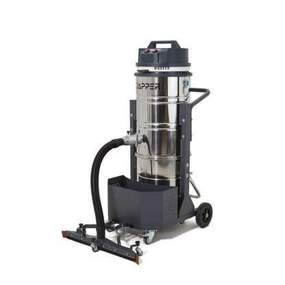26.5 Gallon Heavy-Duty Industrial Wet/Dry Vacuum Dual Motor, 3.3 HP, 222 CFM