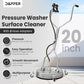 20 in. Pressure Washer Surface Cleaner