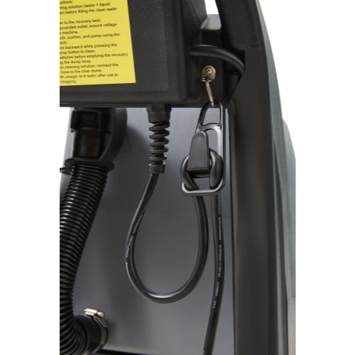 Commercial Carpet Extractor 10-Gal Solution Tank 8-Gal Recovery Tank, 18” Cleaning Path