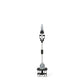 20V Cordless Tiller Cultivator, 360RPM Electric Garden Tiller with 2.0Ah Battery & Charger