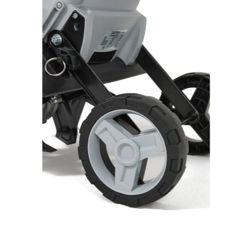 Dapper Supply 14″ Electric Tiller Cultivator, 10‑Amp Corded Garden Rototiller with 4 Steel Tines, Adjustable Depth Wheels, Foldable Handle, Lightweight Portable Soil Cultivator for Gardening