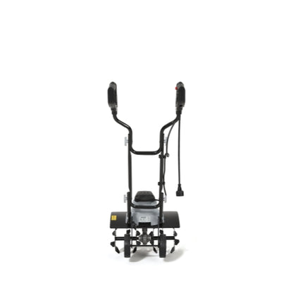 Dapper Supply 18″ Electric Tiller Cultivator, 15‑Amp Corded Garden Rototiller with 6 Steel Tines, Adjustable Depth Wheels, Powerful Soil Cultivator for Gardening and Landscaping
