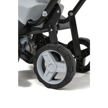 Dapper Supply 18″ Electric Tiller Cultivator, 15‑Amp Corded Garden Rototiller with 6 Steel Tines, Adjustable Depth Wheels, Powerful Soil Cultivator for Gardening and Landscaping