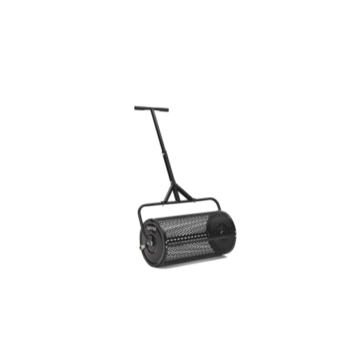 Compost Spreader, 24.4-25.6" Height Adjustable Handle, 24" Wide, Peat Moss Roller
