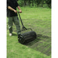 Compost Spreader, 24.4-25.6" Height Adjustable Handle, 24" Wide, Peat Moss Roller