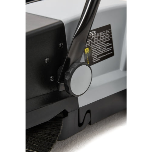 Battery Powered Artificial Grass & Hard Surface Sweeper, 22" Wide Cleaning Path, 6.5-Gallon Bin