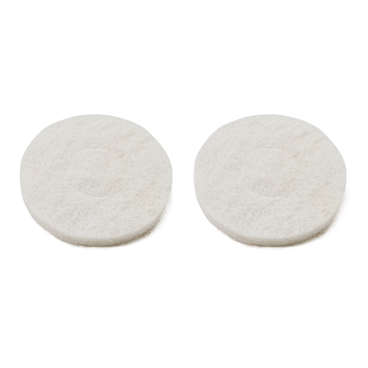 Set of White Pads for DP-WPFS1204 Mini Floor Scrubber Machine