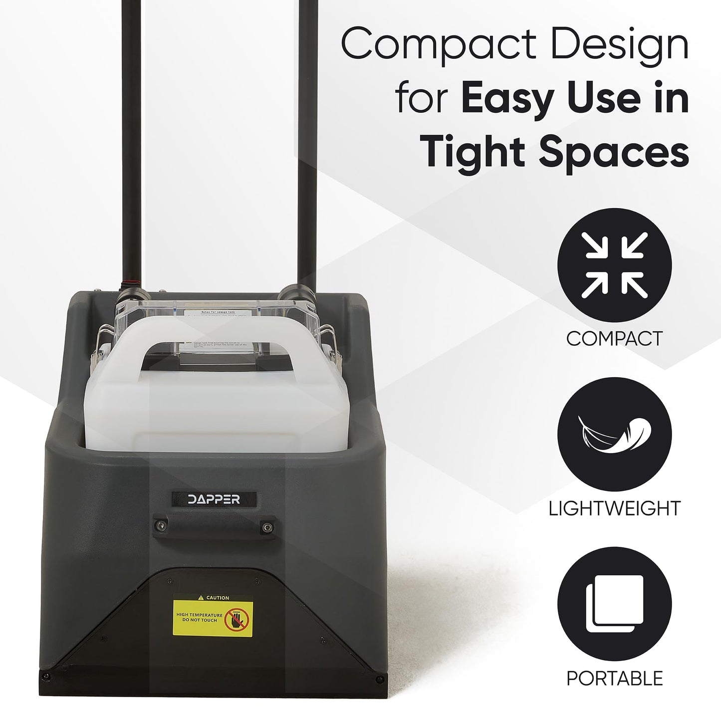 3-in-1 Carpet Restoration Machine with Carpet Combing, Extraction and 70°C Heated Drying