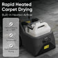 3-in-1 Carpet Restoration Machine with Combing, Extraction and 70°C Heated Drying
