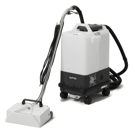 Commercial Box Carpet Extractor with 13" Motorized Brush Head, Cold Water Extraction, Strong Suction and 6.5 Gal Tanks