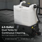 Box Carpet Extractor with 13" Motorized Brush Head 6.5 Gal Tank