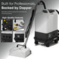 Box Carpet Extractor with 13" Motorized Brush Head 6.5 Gal Tank