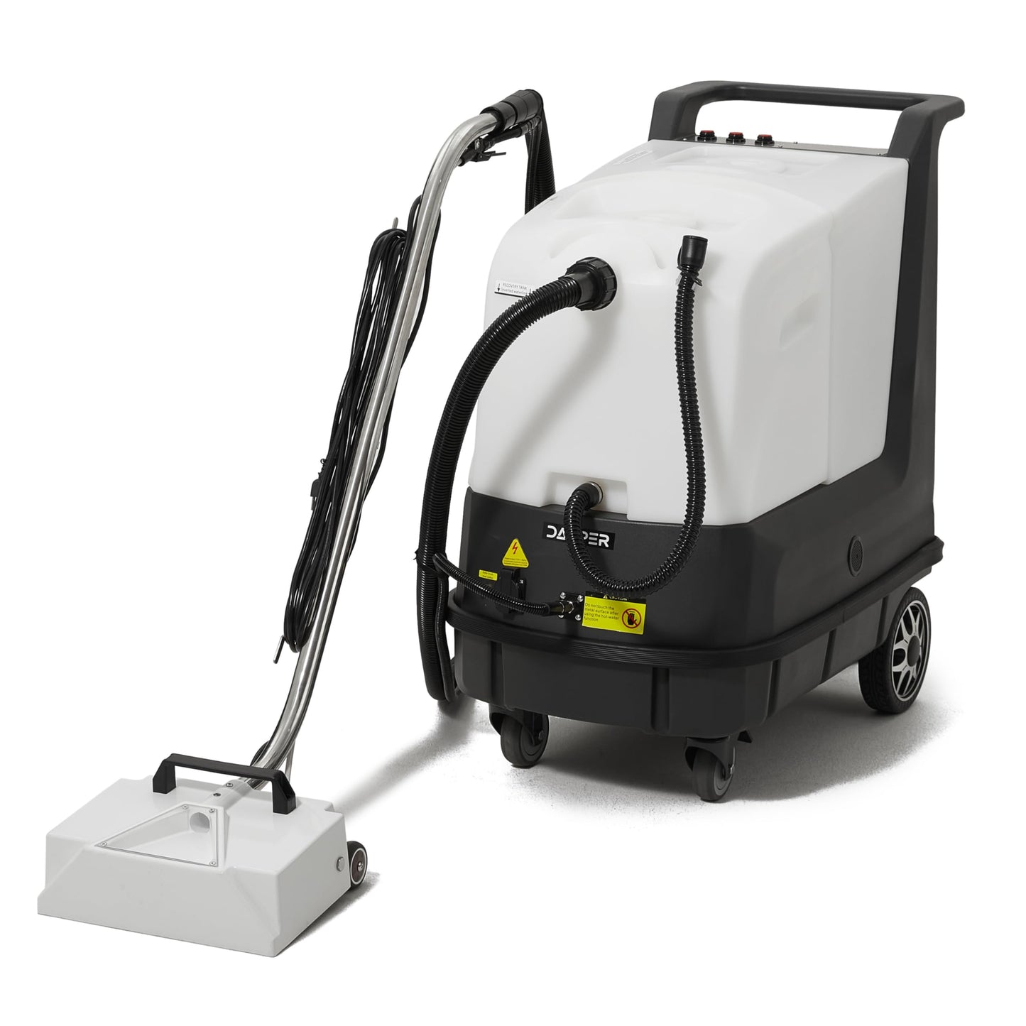 Commercial Hot Water Box Carpet Extractor with 13" Motorized Brush Head 10.5 Gal Tank