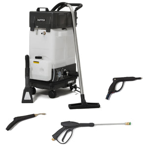 All-In-One Restroom Cleaning Machine with High-Pressure Rinsing, Steam Cleaning, Solution Spray, Wet/Dry Vacuum & Blower
