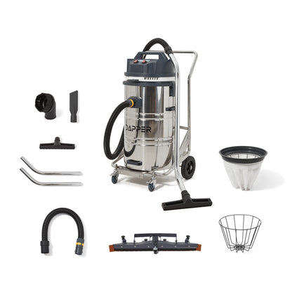 21 Gallon Heavy-Duty Industrial Wet/Dry Vacuum