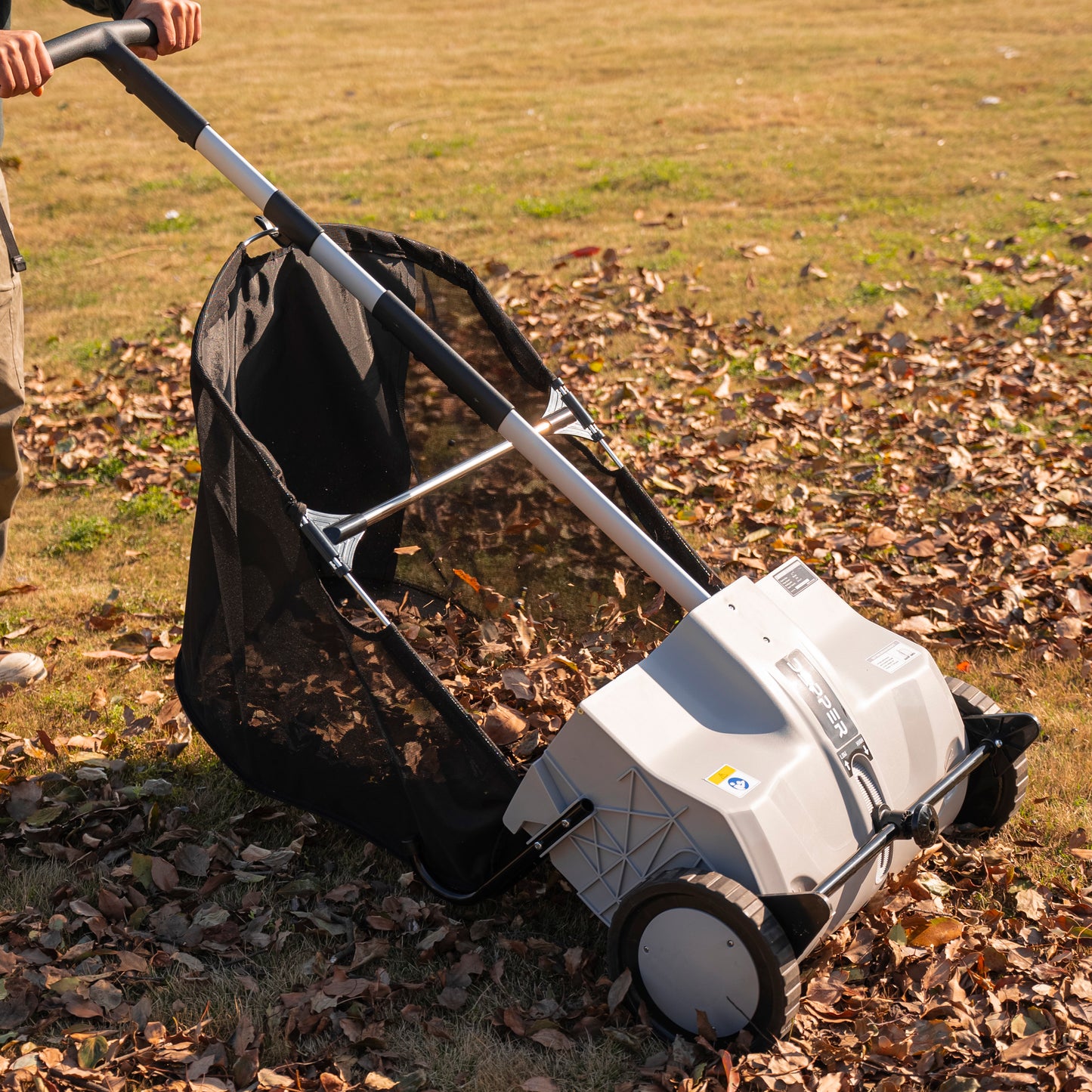 22-Inch Push Lawn Sweeper with 3.5 cu. ft. Hopper Bag