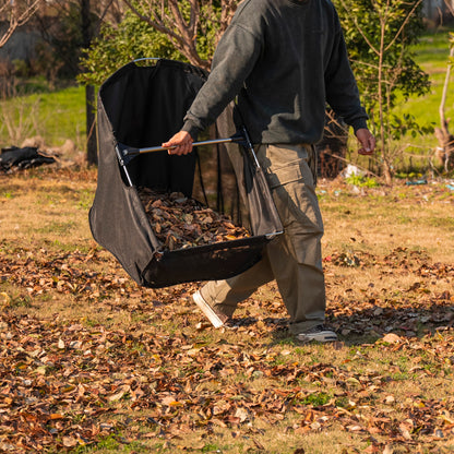 22-Inch Push Lawn Sweeper with 3.5 cu. ft. Hopper Bag