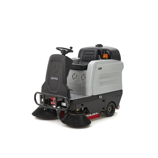 Battery Ride-On Floor Sweeper 49" 25 Gal 77,500 sq ft/hr 6 MPH