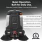 Ride-On Floor Sweeper 49" Sweeping Width 25 Gal 77,500 sq ft/hr 6 MPH