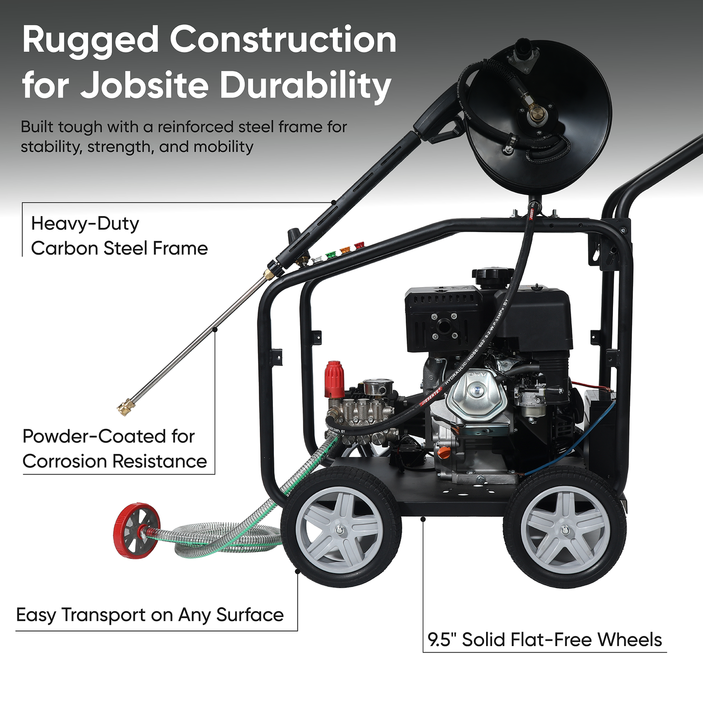 4350 PSI Cold Water Gas Pressure Washer