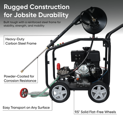 4350 PSI Cold Water Gas Pressure Washer