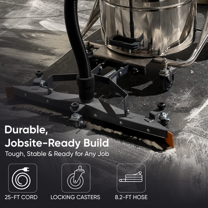 21 Gallon Heavy-Duty Industrial Wet/Dry Vacuum