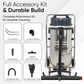 21 Gallon Heavy-Duty Industrial Wet/Dry Vacuum