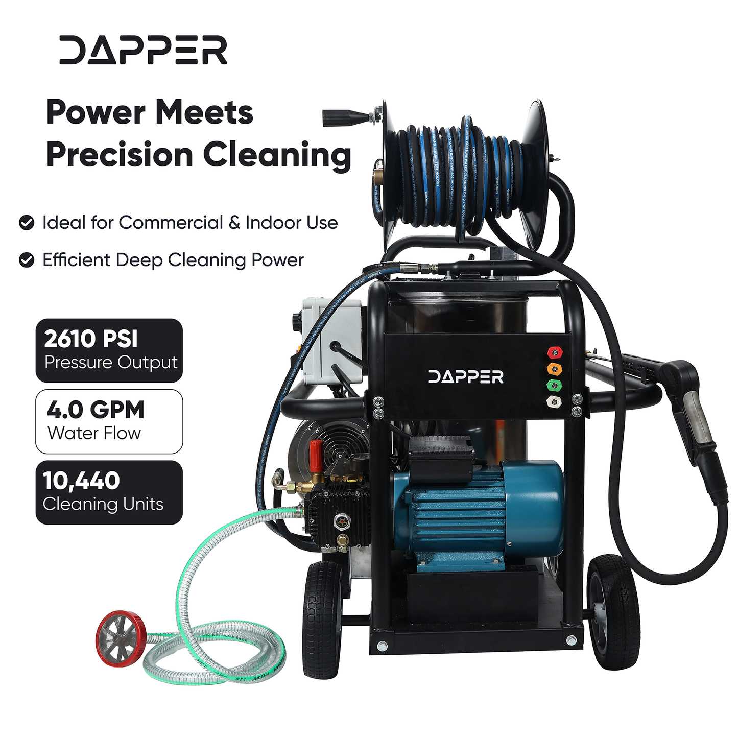 2600 PSI Electric Hot Water Pressure Washer