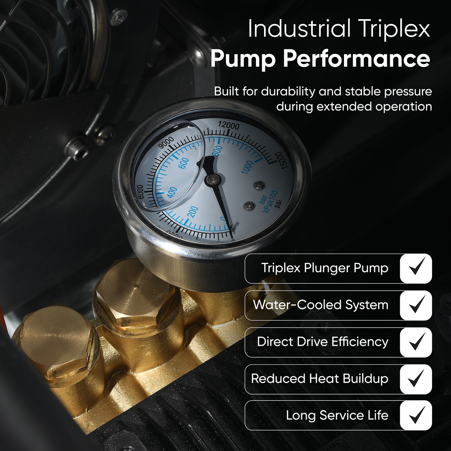 2600 PSI Electric Hot Water Pressure Washer