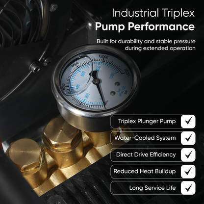 2600 PSI Electric Hot Water Pressure Washer
