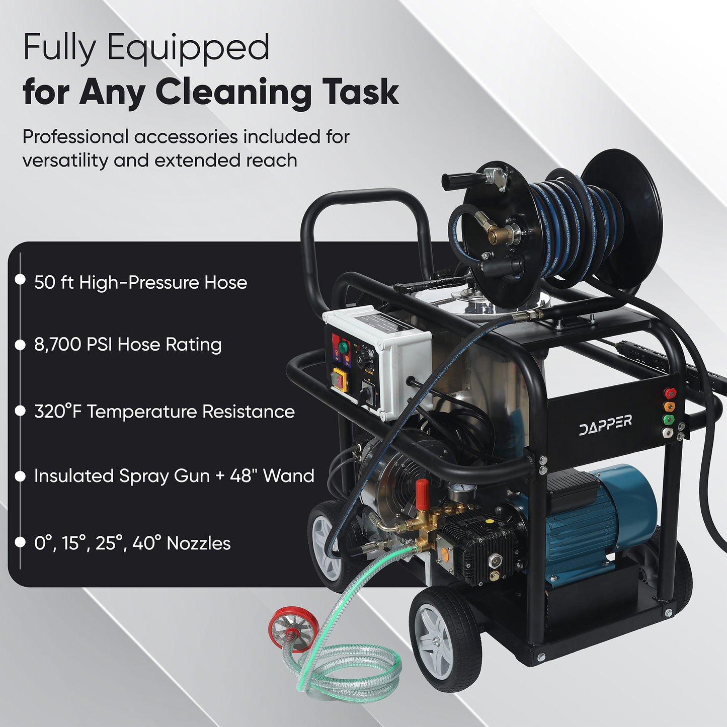 2600 PSI Electric Hot Water Pressure Washer