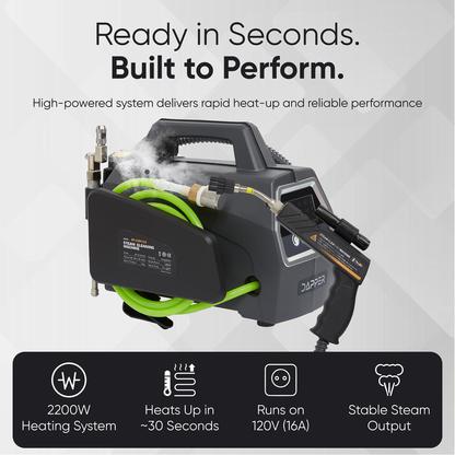 5-in-1 Steam Cleaner 2200W 6 Bar Portable High Pressure Steamer