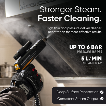 5-in-1 Steam Cleaner 2200W 6 Bar Portable High Pressure Steamer