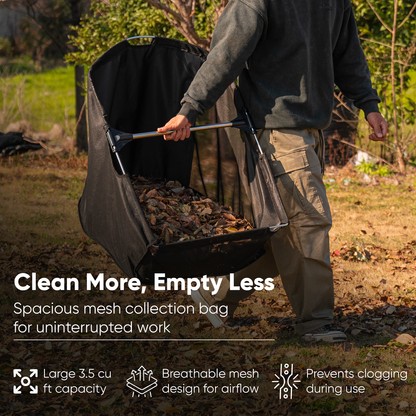 22-Inch Push Lawn Sweeper with 3.5 cu. ft. Hopper Bag