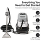 Hot Water Carpet and Upholstery Extractor Machine 8 Gal Tank