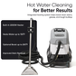 Hot Water Carpet and Upholstery Extractor Machine 3 Gal Tank