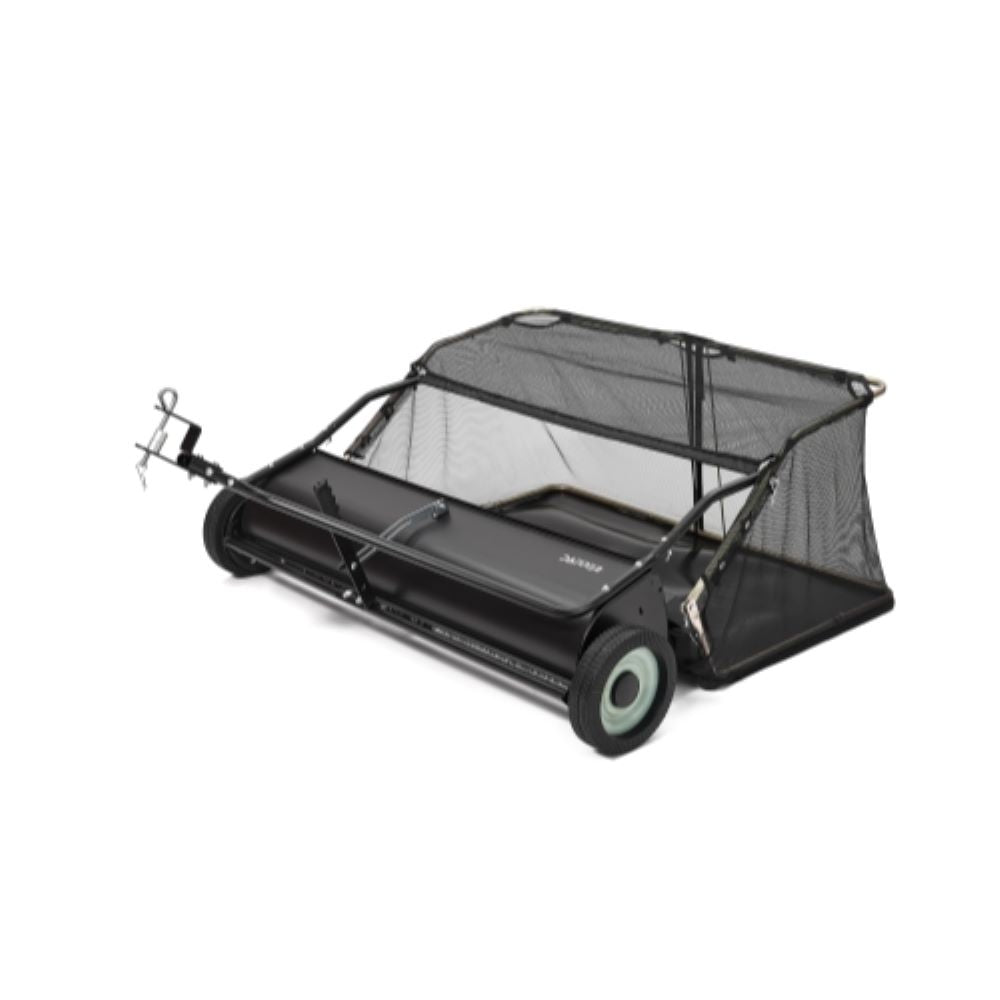 48" Tow Behind Lawn Sweeper with 26 cu. ft Hopper Bag