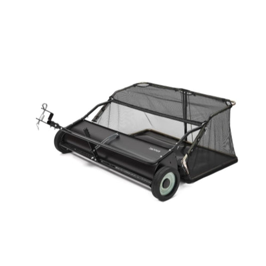 48" Tow Behind Lawn Sweeper with 26 cu. ft Hopper Bag